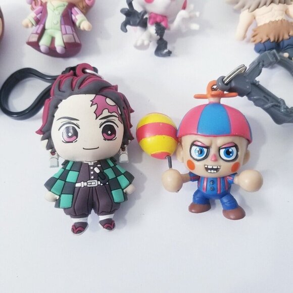 6x Anime Demon Slayer Funko Popmart Anime Lot Keychain Toy Lot - Picture 4 of 6